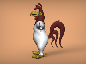 foghorn leghorn - gallo claudio - tpose 3Dモデル