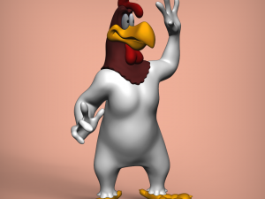 foghorn leghorn - gallo claudio 3D Print Model