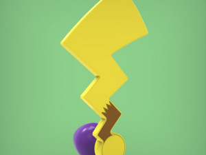 butt plug - pikachu tail 3D प्रिंट मॉडल