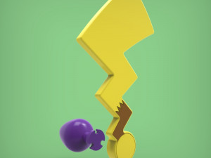 butt plug - pikachu tail 3D प्रिंट मॉडल