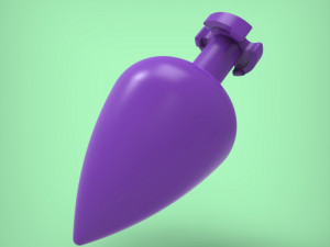 butt plug - pikachu tail 3D प्रिंट मॉडल