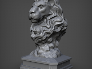 lion 3D 프린트 모델