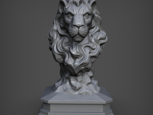 lion 3D 프린트 모델