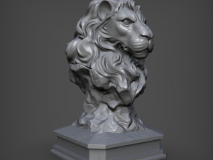 lion 3D 프린트 모델
