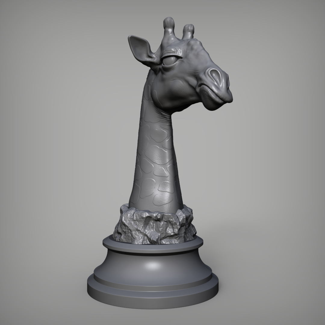 mulighed papir Børnepalads giraffe 3D Print Model in Animals 3DExport