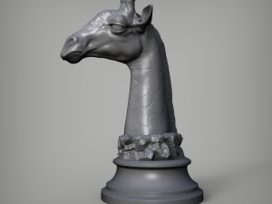 giraffe 3D 打印模型