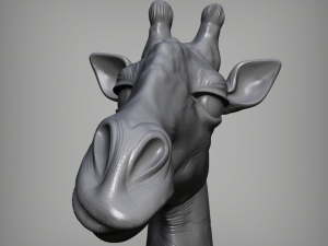 giraffe 3D 打印模型