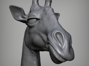 giraffe 3D 打印模型
