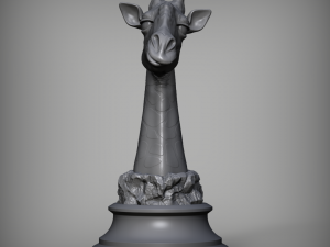 giraffe 3D 打印模型