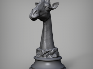 giraffe 3D 打印模型