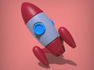 roket pembawa cerutu Model Cetak 3D