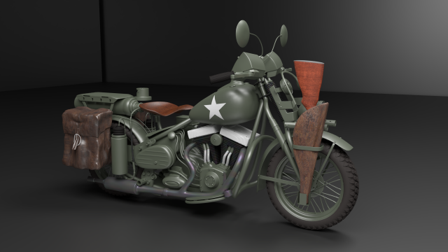 captine america bike Modèle 3D .c4d .max .obj .3ds .fbx .stl .blend 