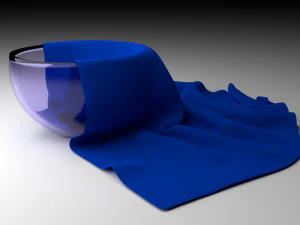 pano de copo Modelo 3D