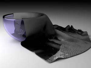 pano de copo Modelo 3D