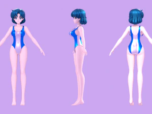 Ami mizuno-sailor mercury 3D Model