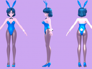 Ami mizuno-sailor mercury 3D Model
