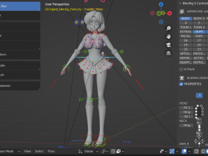 Ami mizuno-sailor mercury 3D Model