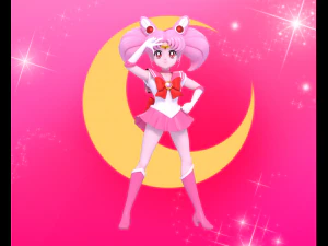 セーラーちびムーン・ちびうさ 3Dモデル