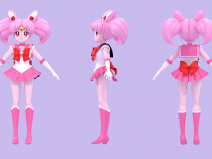 Sailor chibimoon-chibiusa 3D Model
