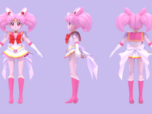 Sailor chibimoon-chibiusa 3D Model