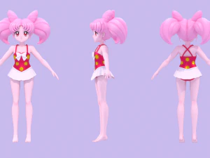 Sailor chibimoon-chibiusa 3D Model