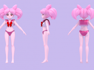 Sailor chibimoon-chibiusa 3D Model