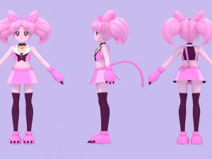 Sailor chibimoon-chibiusa 3D Model