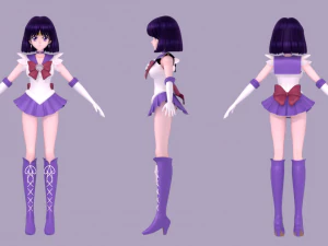 Sailor saturn-hotaru tomoe 3D Model