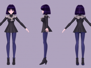 Sailor saturn-hotaru tomoe 3D 모델