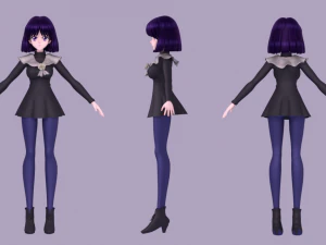 Sailor saturn-hotaru tomoe 3D Model