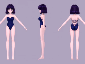 Sailor saturn-hotaru tomoe 3D Model