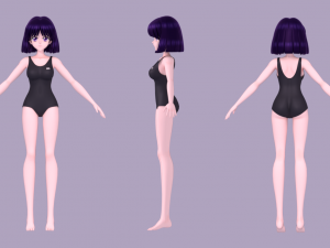 Sailor saturn-hotaru tomoe 3D 모델