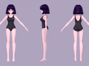 Sailor saturn-hotaru tomoe 3D Model