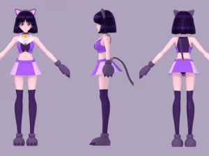 Sailor saturn-hotaru tomoe 3D Model