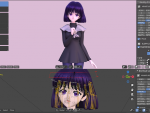 Sailor saturn-hotaru tomoe 3D 모델