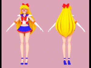 Sailor venus- aino minako 3D Model