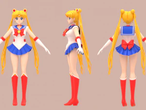 Sailor moon - usagi tsukino 3D Model
