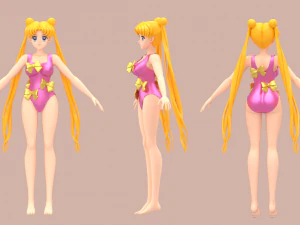 Sailor moon - usagi tsukino 3D Model