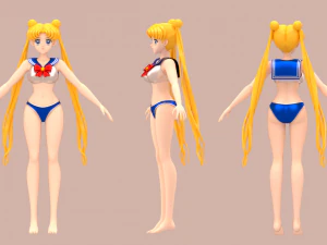 Sailor moon - usagi tsukino 3D Model