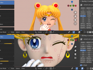 Sailor moon - usagi tsukino Modello 3D
