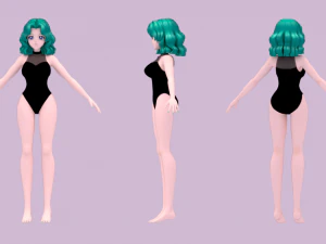 Sailor neptune- michiru kaiou 3D Model
