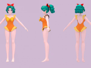 Sailor neptune- michiru kaiou 3D Model