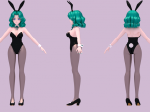 Sailor neptune- michiru kaiou 3D Модель