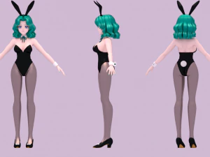 Sailor neptune- michiru kaiou 3D Model