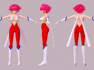 Cutie honey 3D 模型