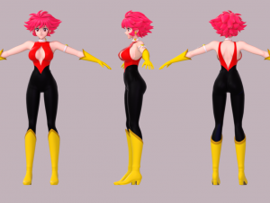 Cutie honey 3D 模型