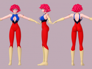 Cutie honey 3D 模型