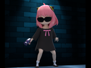 Anya forger Modello 3D