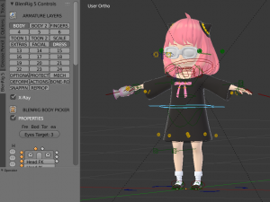 Anya forger Modello 3D
