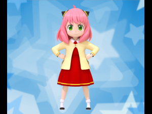 Anya forger Modello 3D